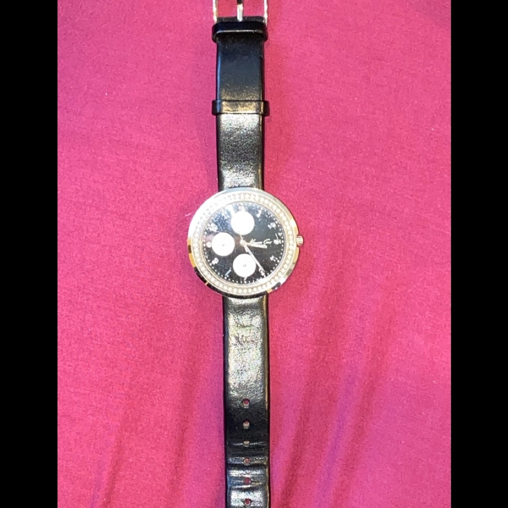 Black and Silver used Kenneth Cole Watch